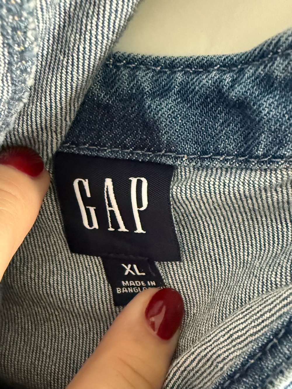 GAP Denim Mini Dress - Picture 3 of 4